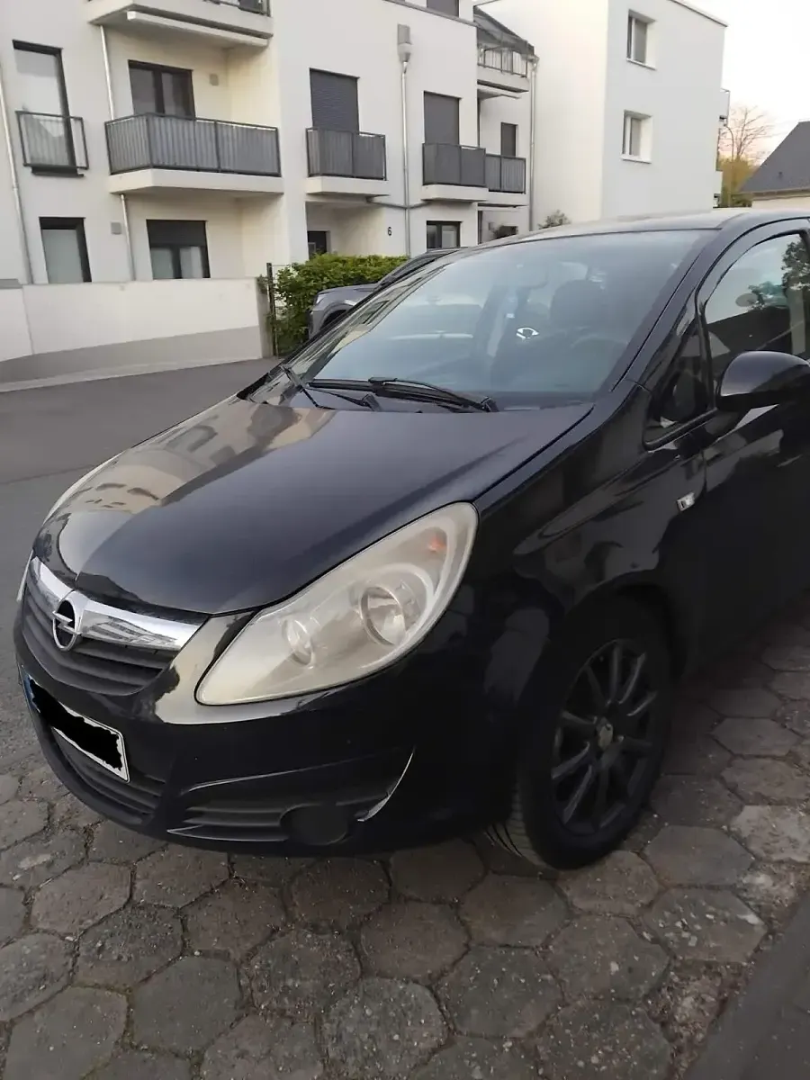 Gebraucht Opel Corsa 2008 Schwarz Kleinwagen