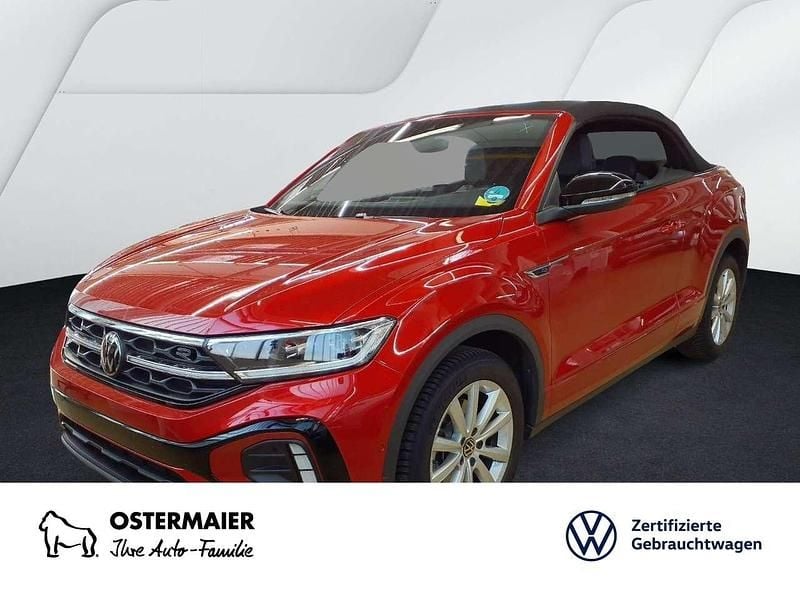 Kings red metallic Gebraucht 2025 VW T-Roc Cabriolet Style Cabrio | 32.680 € (Superpreis) - Bild 1/4