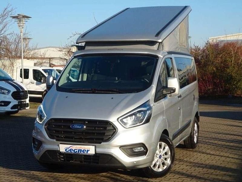 Gebraucht Ford Transit Custom Nugget 185 PS (136 kW) 2021 Polarsilber Van / Kleinbus