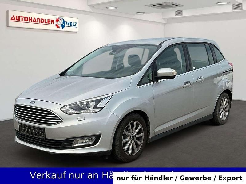 Silber Gebraucht 2018 Ford Grand C-Max Van / Kleinbus | 8.699 € - Bild 1/3