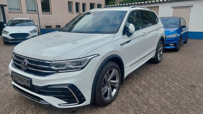 Weiß Gebraucht 2024 VW Tiguan Allspace R-line SUV | 44.490 € (Fairer Preis) - Bild 1/2