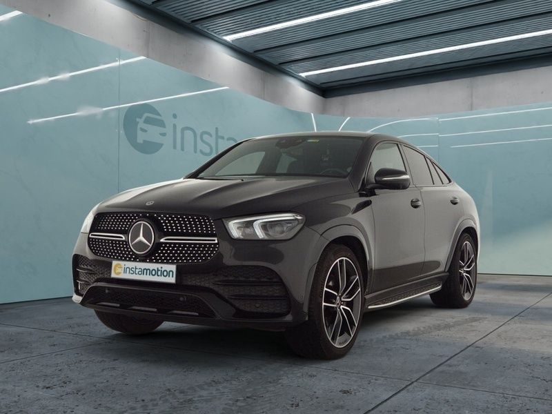 Schwarz Gebraucht 2021 Mercedes GLE350 AMG Coupé | 92.980 € - Bild 1/3