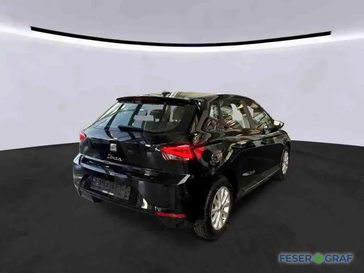 Gebraucht Seat Ibiza Style 116 PS (85 kW) 2024 Midnight schwarz metallic Kleinwagen