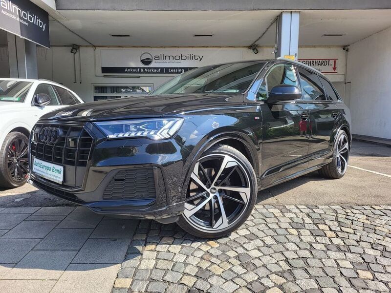 Schwarz Gebraucht 2022 Audi Q7 Competition SUV | 56.900 € (Fairer Preis) - Bild 1/4
