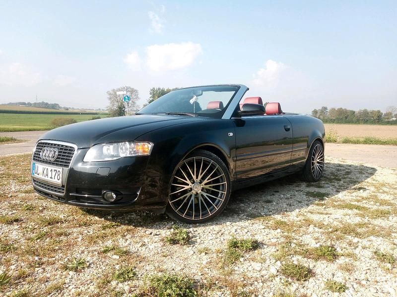 Schwarz Gebraucht 2006 Audi A4 Cabriolet Cabrio | 7.600 € (Fairer Preis) - Bild 1/4