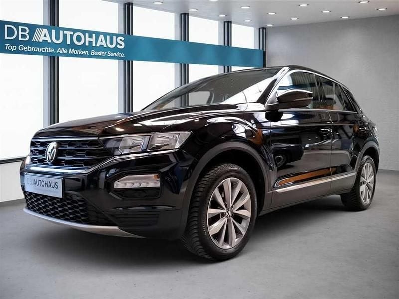 Schwarz Gebraucht 2022 VW T-Roc Style SUV | 21.390 € (Superpreis) - Bild 1/4