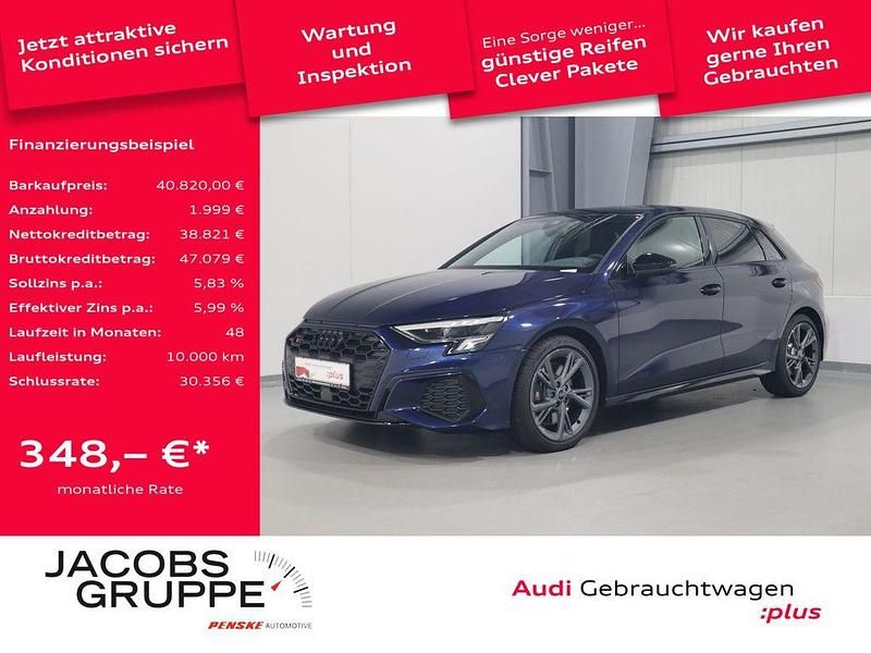 Navarrablau metallic Gebraucht 2024 Audi S3 Basis Limousine | 40.819 € (Fairer Preis) - Bild 1/4