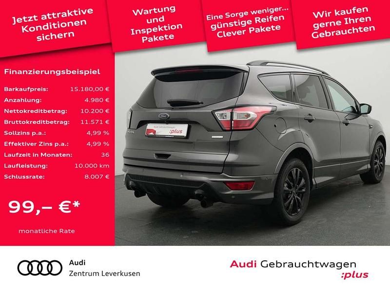 Gebraucht Ford Kuga ST-Line 150 PS (110 kW) 2018 Magnetic grau SUV