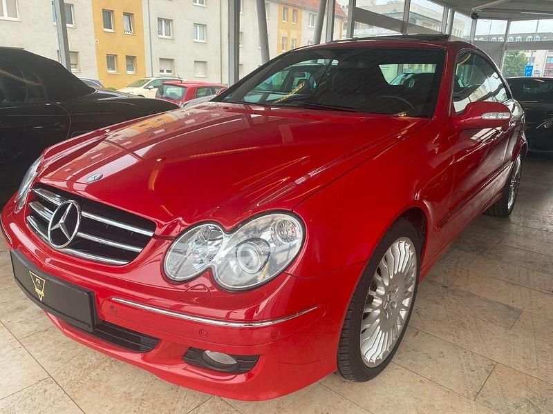 Rot Gebraucht 2007 Mercedes CLK280 Coupé | 14.999 € (Teuer) - Bild 1/4