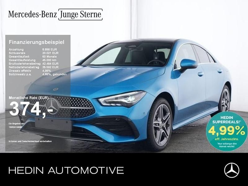 Blau Gebraucht 2025 Mercedes CLA250e AMG Limousine | 44.380 € (Teuer) - Bild 1/4