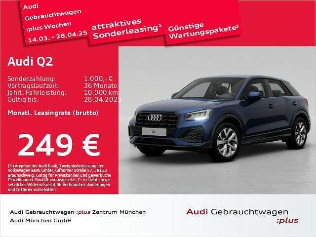 Gebraucht Audi Q2 Advanced Plus 150 PS (110 kW) 2024 Navarrablau metallic SUV
