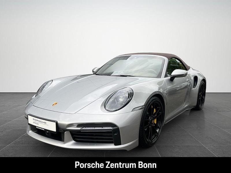 Silber Gebraucht 2020 Porsche 911 Turbo S Cabriolet Cabrio | 214.911 € (Teuer) - Bild 1/4
