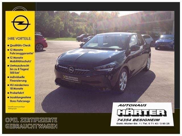 Schwarz (diamantschwarz) Gebraucht 2023 Opel Corsa Elegance Kleinwagen | 17.300 € (Etwas zu teuer) - Bild 1/4