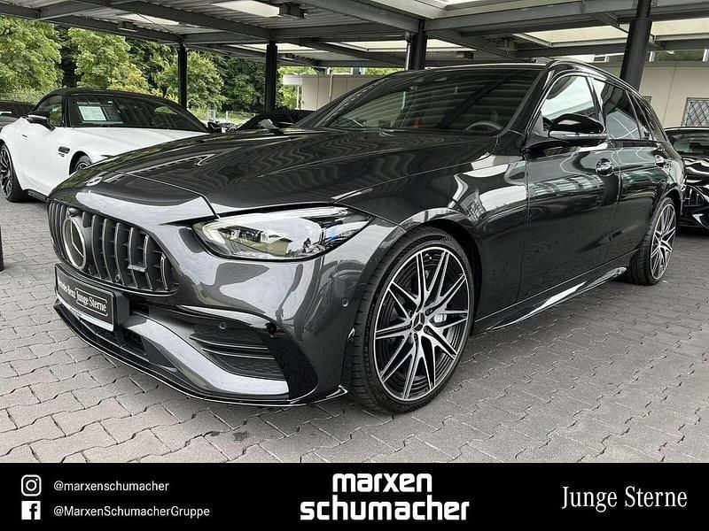 Lack graphitgrau Neu 2024 Mercedes C43 AMG AMG Kombi | 69.640 € - Bild 1/4