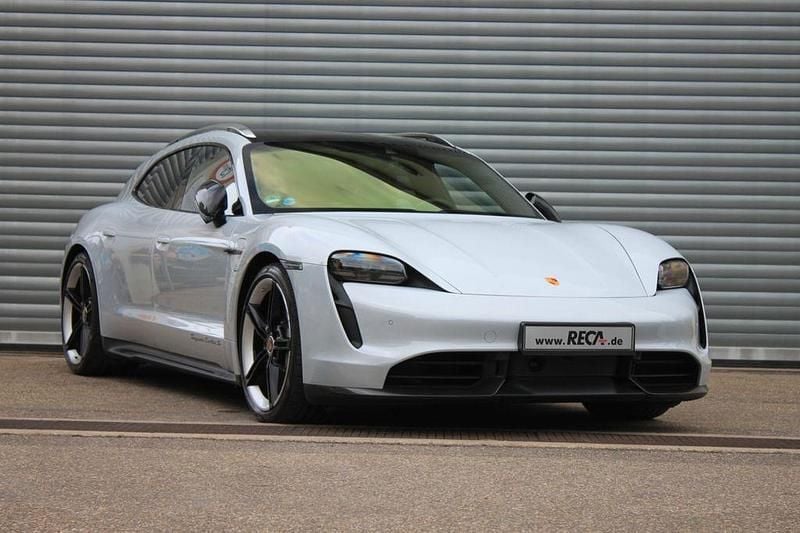 Grau Gebraucht 2022 Porsche Taycan Sport Turismo Limousine | 117.810 € - Bild 1/4
