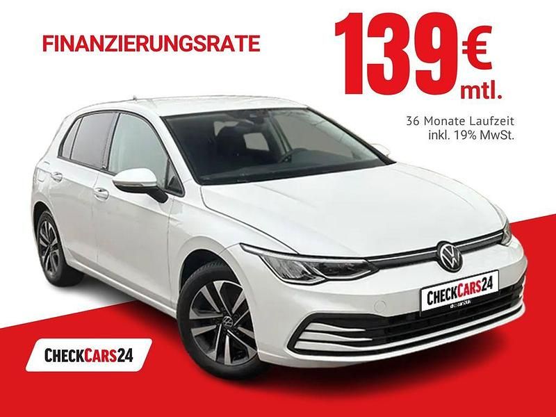 Weiß Gebraucht 2021 VW Golf VIII United Limousine | 27.089 € (Teuer) - Bild 1/4