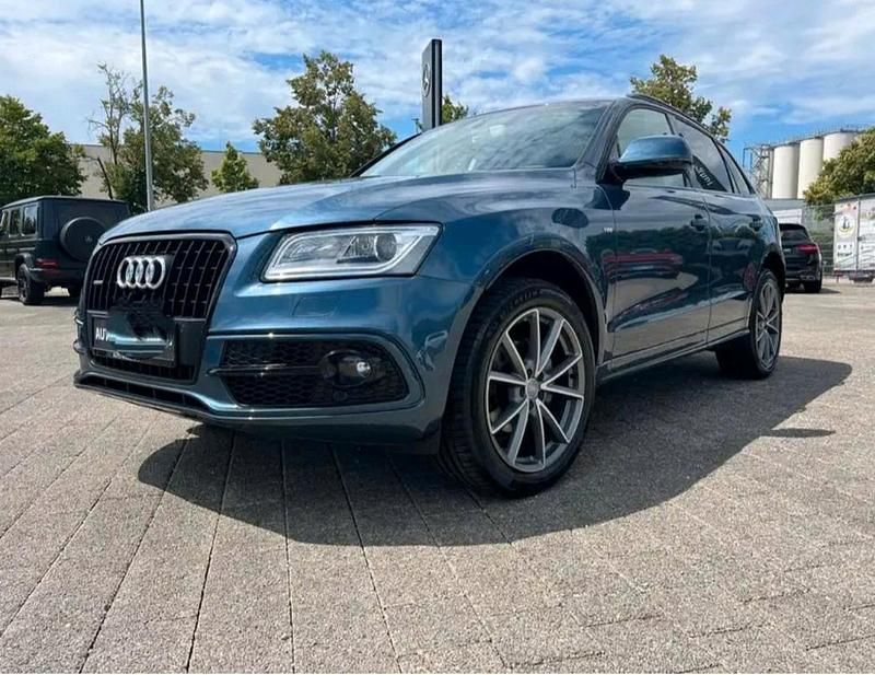 Blau Gebraucht 2016 Audi Q5 S-Line SUV | 26.500 € (Teuer) - Bild 1/4