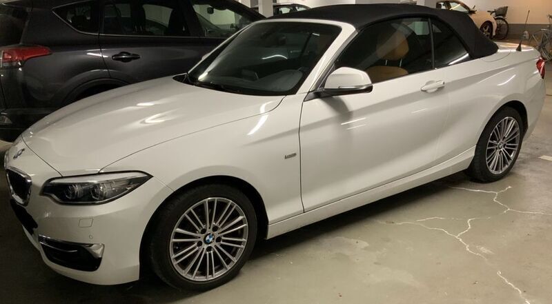 Weiß Gebraucht 2018 BMW 218 Luxury Line Cabrio | 19.990 € (Guter Preis) - Bild 1/4