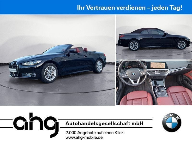 Schwarz Gebraucht 2021 BMW 430 Cabriolet Sport Line Cabrio | 40.860 € (Guter Preis) - Bild 1/4
