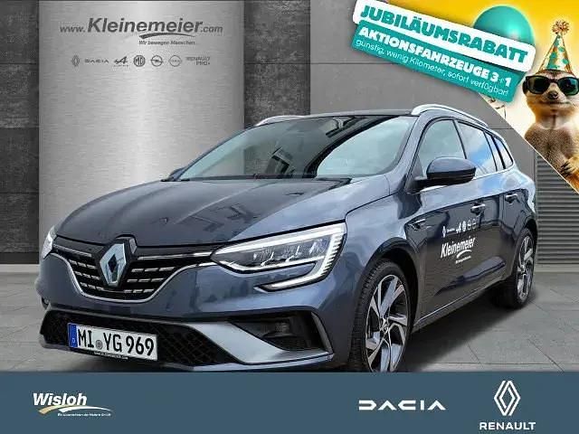 Titaniumgrau Gebraucht 2022 Renault Mégane GrandTour R.S. Kombi | 27.489 € (Teuer) - Bild 1/4