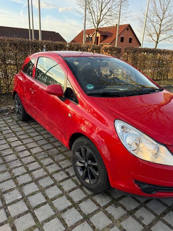 Gebraucht Opel Corsa 60 PS (44 kW) 2008 Rot Kleinwagen