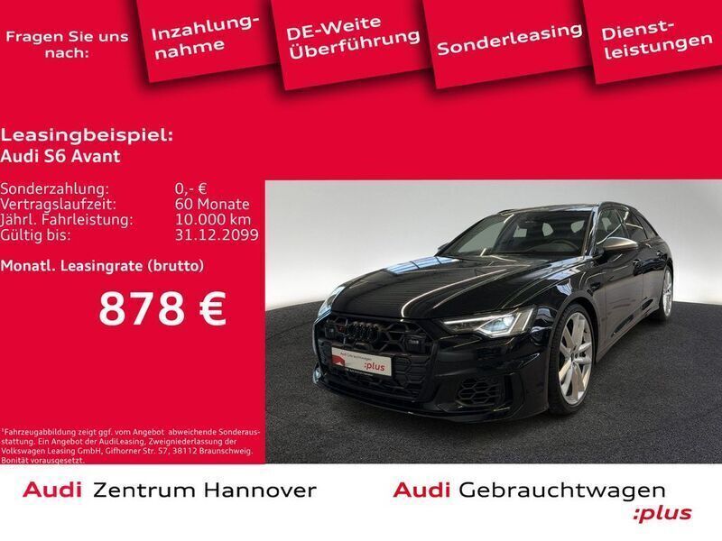 0e mythosschwarz metallic (metallic) Gebraucht 2023 Audi S6 Ambiente Kombi | 73.450 € (Teuer) - Bild 1/4