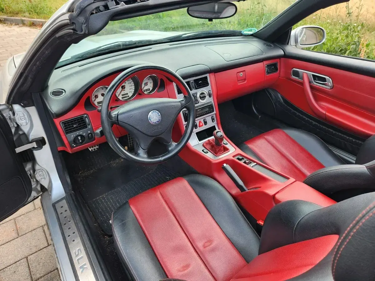Gebraucht Mercedes SLK200 Edition 163 PS (119 kW) 2001 Silber Cabrio
