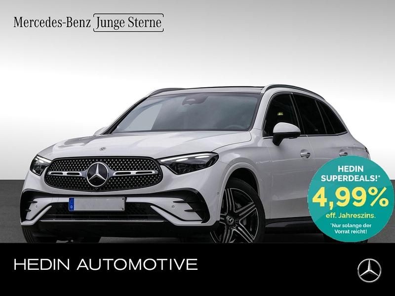 Designo opalithweiß bright Gebraucht 2024 Mercedes GLC300e AMG Limousine | 63.980 € (Fairer Preis) - Bild 1/4