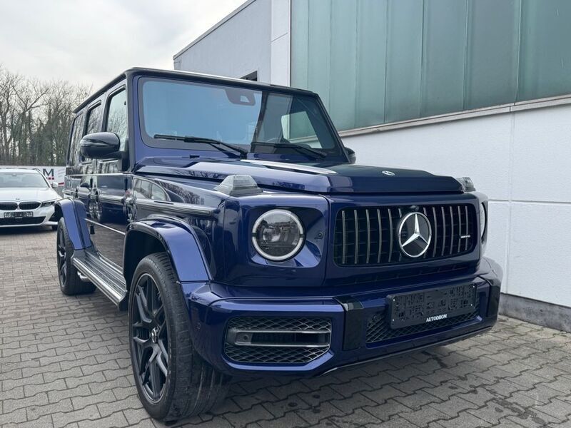 Designo mysticblau bright Gebraucht 2021 Mercedes G63 AMG AMG SUV | 137.800 € (Fairer Preis) - Bild 1/4