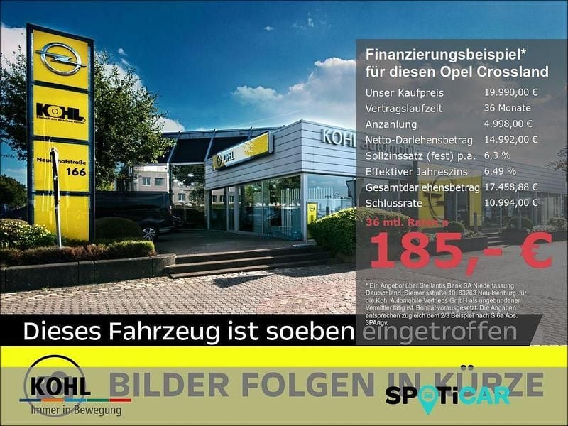 Blau Gebraucht 2023 Opel Crossland Enjoy SUV | 19.990 € (Fairer Preis) - Bild 1/3