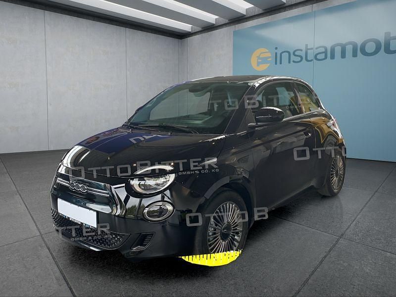 Schwarz Gebraucht 2022 Fiat 500e Icon Kleinwagen | 21.449 € - Bild 1/4