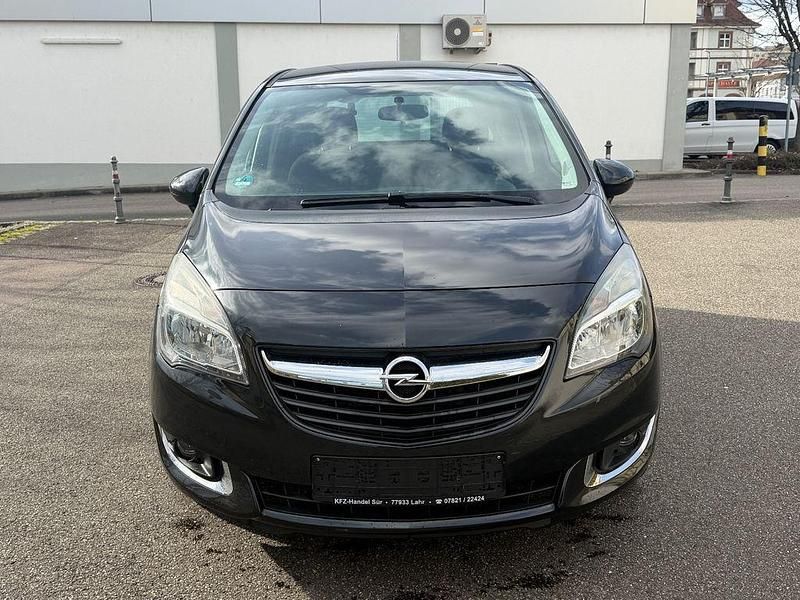 Gebraucht Opel Meriva drive 110 PS (80 kW) 2016 Schwarz Van / Kleinbus