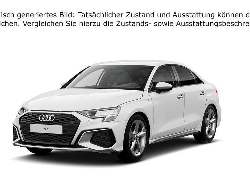 Ibisweiß Gebraucht 2023 Audi A3 S-Line Limousine | 31.430 € (Etwas zu teuer) - Bild 1/3