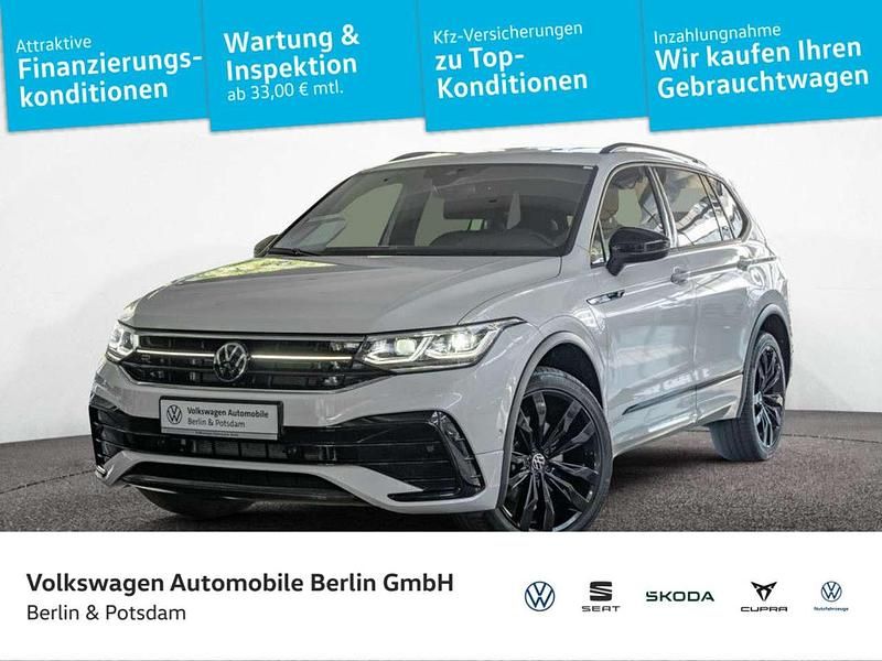 Oryxweiß perlmutteffekt Gebraucht 2024 VW Tiguan Allspace R-line SUV | 47.930 € (Teuer) - Bild 1/4