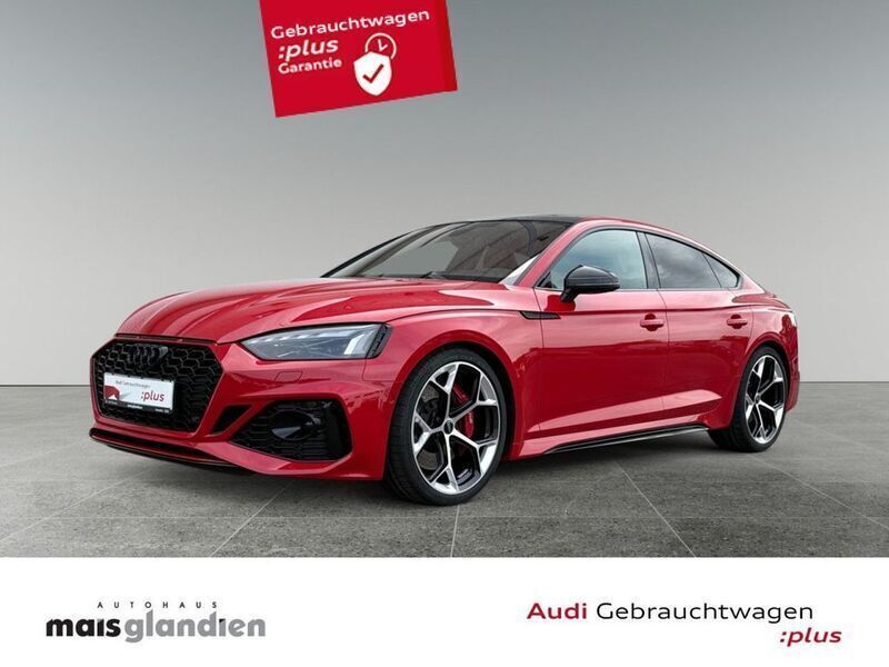 Progressivrot metallic Gebraucht 2024 Audi RS5 Sportback Ambiente Limousine | 79.880 € (Fairer Preis) - Bild 1/3