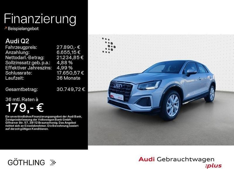 Florettsilber metallic Gebraucht 2024 Audi Q2 Advanced SUV | 27.890 € (Guter Preis) - Bild 1/4