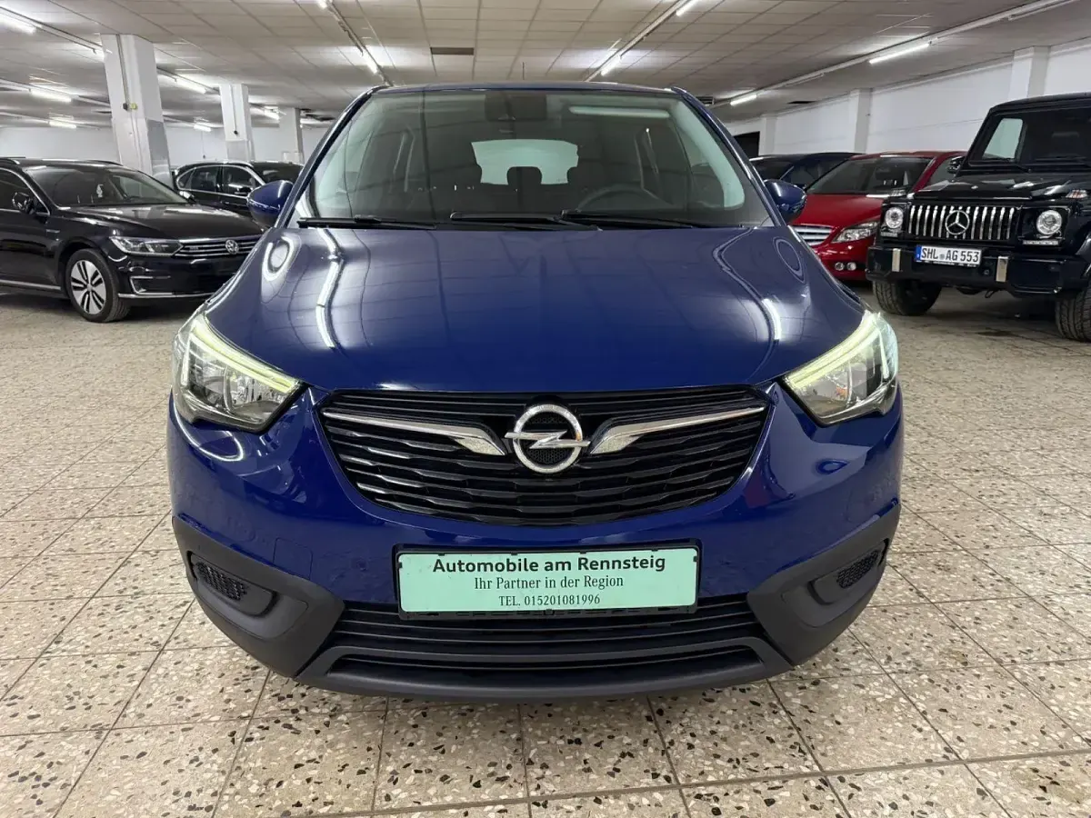 Gebraucht Opel Crossland X Edition 82 PS (60 kW) 2019 Blau SUV