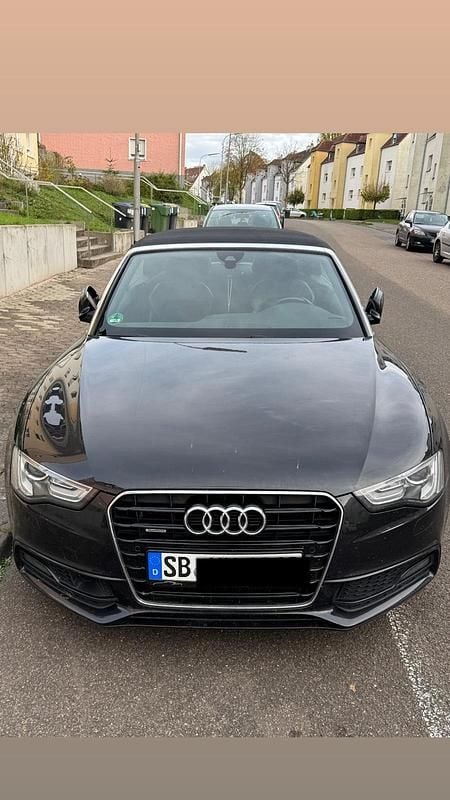 Schwarz Gebraucht 2014 Audi A5 Cabriolet S-Line Cabrio | 17.000 € (Teuer) - Bild 1/4