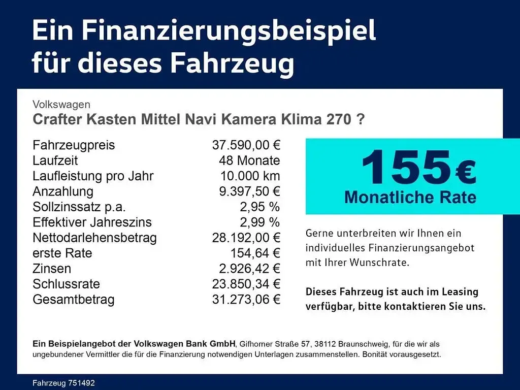 Gebraucht VW Crafter 140 PS (102 kW) 2025 Candyweiß Van