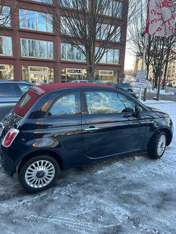 Second-hand Fiat 500C Pop 101 CP (74 kW) 2010 Albastru Cabrio