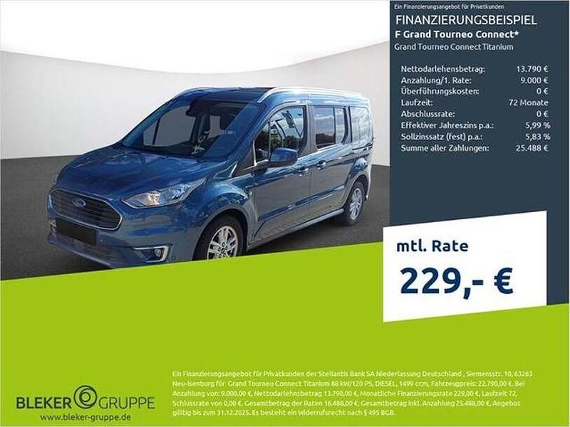 Blau Gebraucht 2019 Ford Tourneo Connect Van / Kleinbus | 22.790 € - Bild 1/3