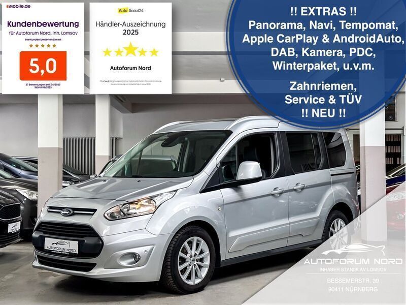 Silber Gebraucht 2017 Ford Tourneo Connect Titanium Van / Kleinbus | 12.399 € (Etwas zu teuer) - Bild 1/4