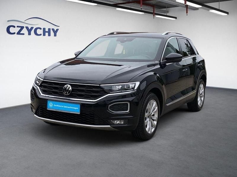 Schwarz Gebraucht 2021 VW T-Roc Sport SUV | 23.790 € (Fairer Preis) - Bild 1/4
