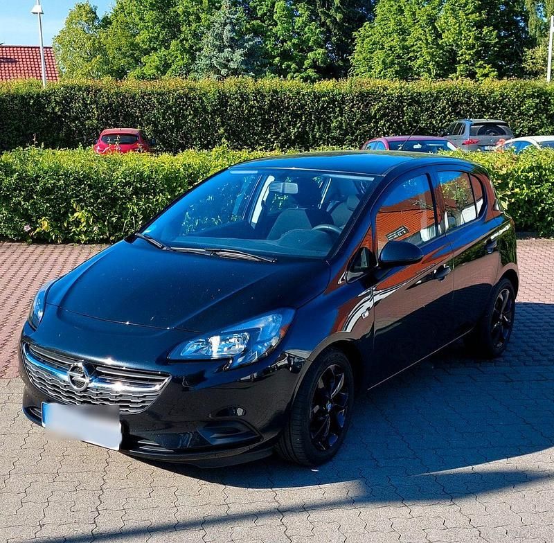 Schwarz Gebraucht 2016 Opel Corsa Edition Kleinwagen | 4.900 € (Guter Preis) - Bild 1/4