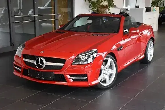Brugt Mercedes SLK300 AMG line 245 HK (180 kW) 2015 Cabriolet