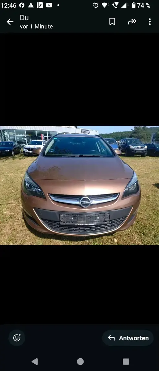 Używany Opel Astra 140 KM (102 kW) 2015 Brązowy Kombi