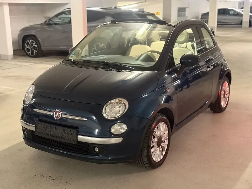 Gebraucht Fiat 500 Lounge 69 PS (50 kW) 2015 Blau Coupé