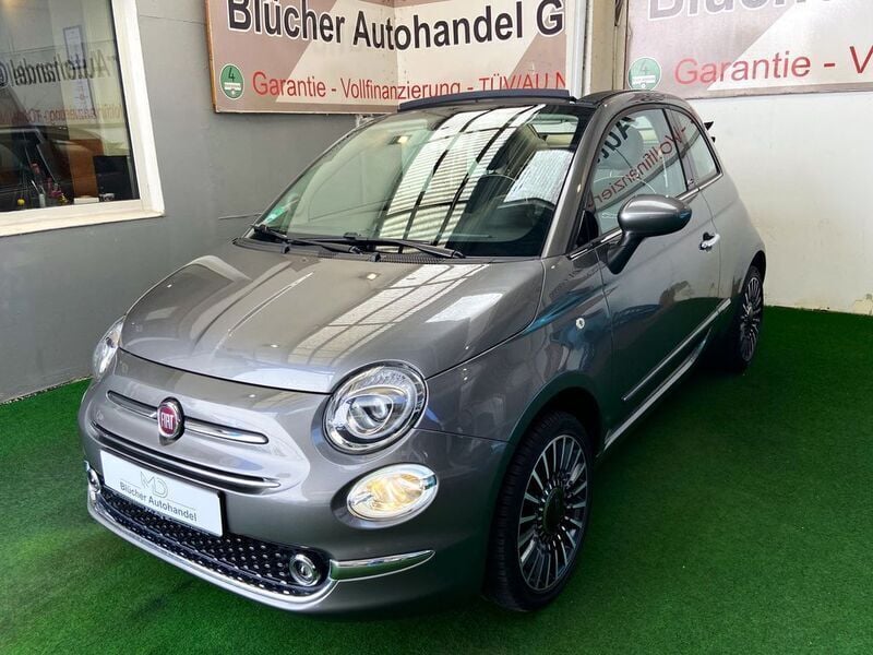 Grau (colore esterno (pompei ) (metallic) Gebraucht 2018 Fiat 500C Rockstar Cabrio | 13.950 € (Fairer Preis) - Bild 1/2