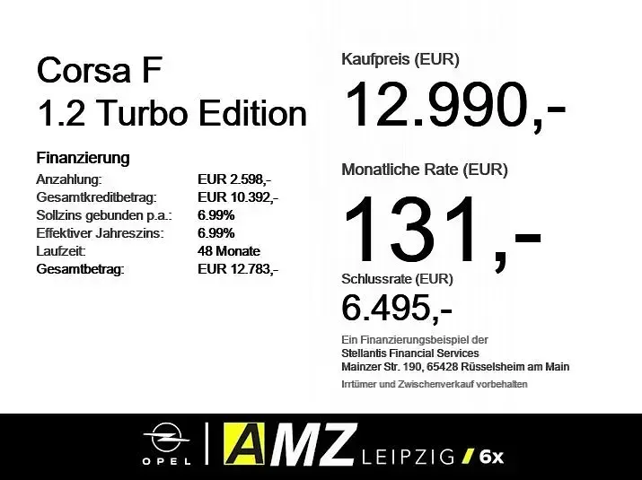 Gebraucht Opel Corsa Edition 101 PS (74 kW) 2022 Perl blau/voltaik blau (metallic) Kleinwagen