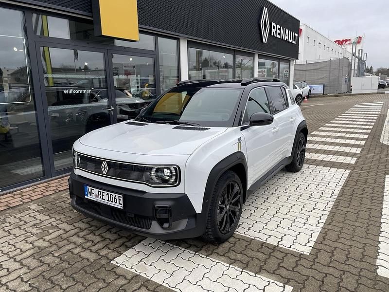 Neu Renault 4 E-Tech Iconic 110 kW (150 PS) 2026 Arktisweiß mit schwarzem dach (weiß) SUV